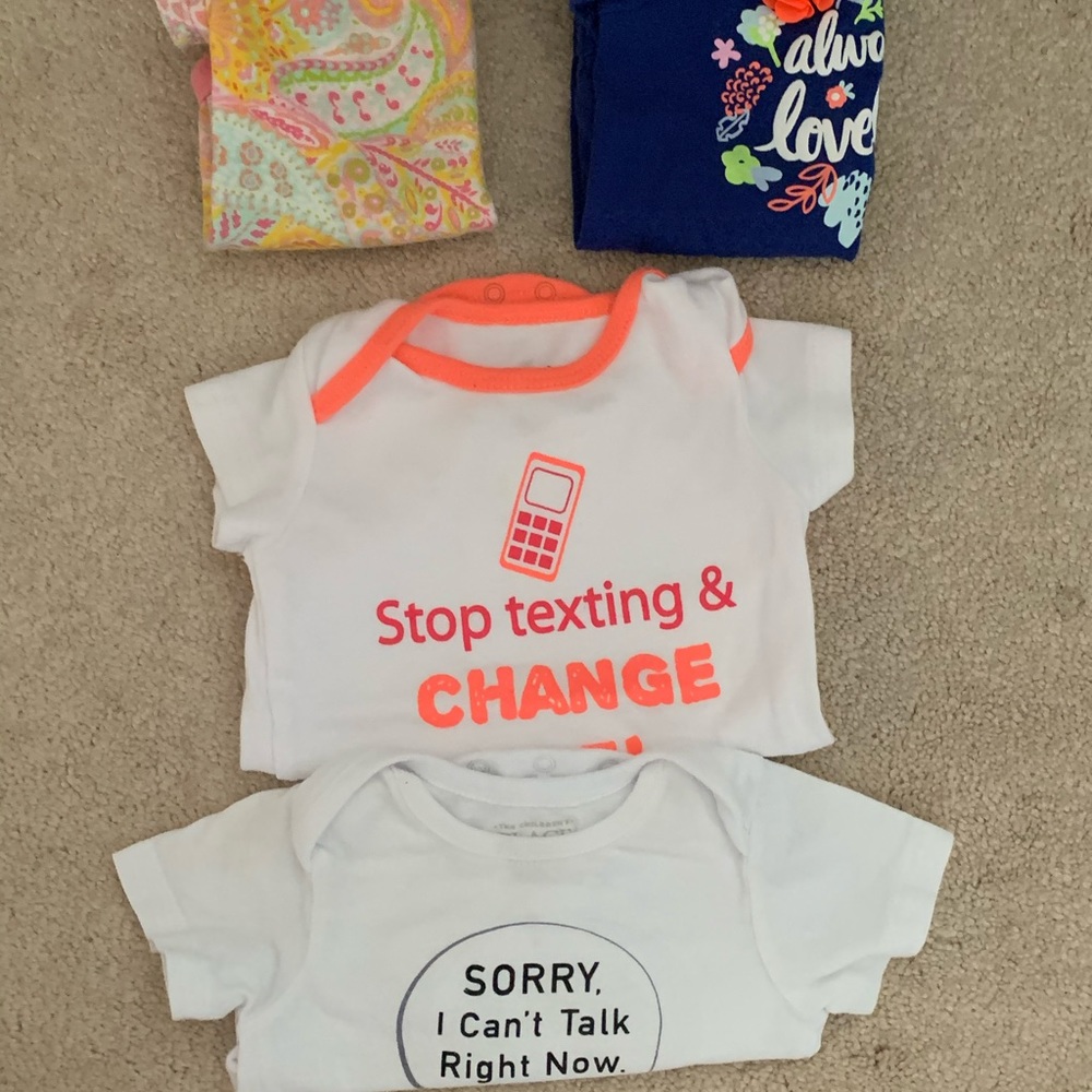 Bundle of four onesies